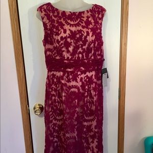 Adrianna Papell Violet Sleeveless Sheath Dress